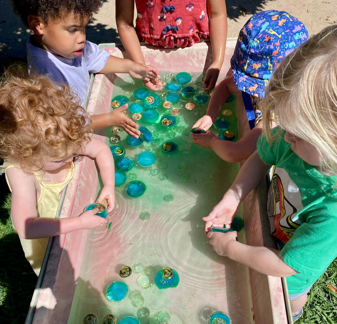 experiential play with stem lessons outdoors preschool in thousand oaks